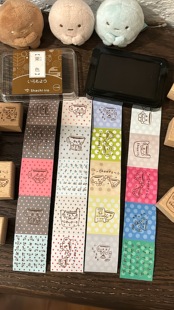 咕咕万物原创波点基础印章盖印贴纸卷便签卷贴纸书写纸