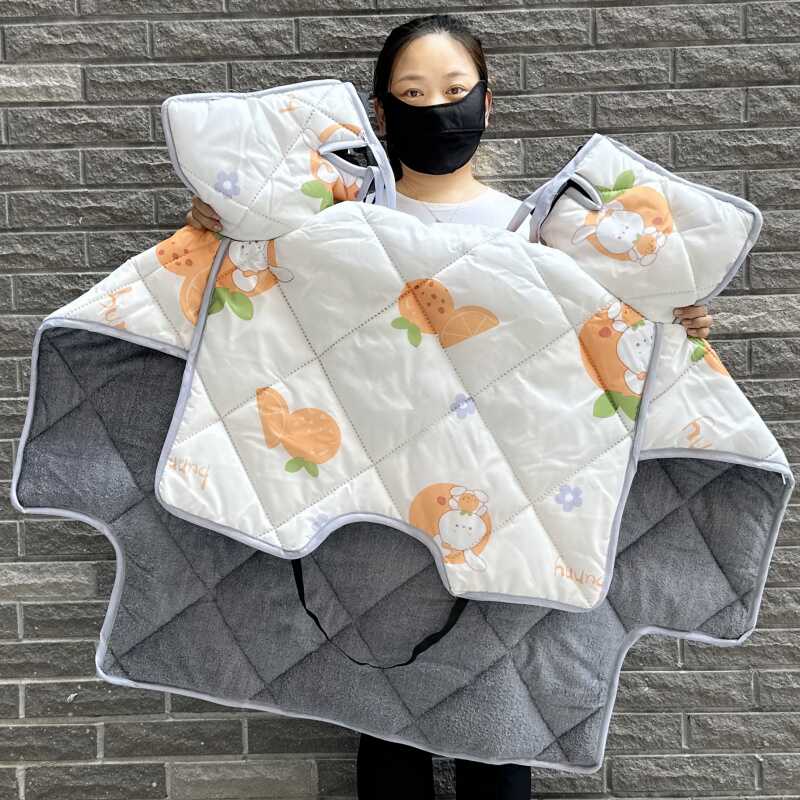 电动车挡风被冬季加绒加厚护腿电瓶车四季通用春秋款加大防风罩