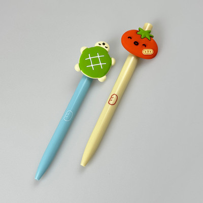 hookkahookka呼卡呼卡 0.5mm黑色卡通中性笔 gel pen（2款选）