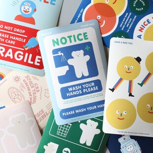 韩国进口Circusboyband小号装饰贴纸包 CBB sticker pack S 02