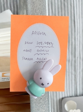 PLOT备忘简约便签本记录册 neon oval橙色