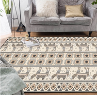 The Nordic-style Moroccan homestay features large floor MATS in the living room, full carpeting in the bedroom, and a doormat beside a young girl's bed thumbnail 4