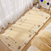 卡通床边地毯卧室房间床边毛毯冬季 仿羊绒加厚细绒儿童房防滑地垫