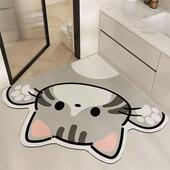 卡通卫生间速干地垫防滑吸水可擦硅藻泥吸水垫门口耐脏脚垫家用