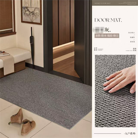 防猫抓地垫入户门垫进门高级仿剑麻客厅地毯门口玄关可裁剪耐脏垫