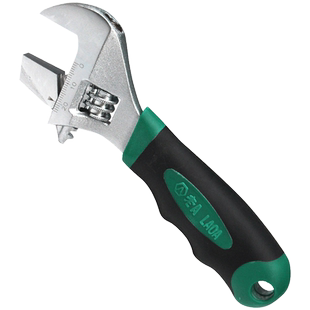 老A 大开口短柄活动扳手8寸多功能热水器家电维修管活两用活扳手