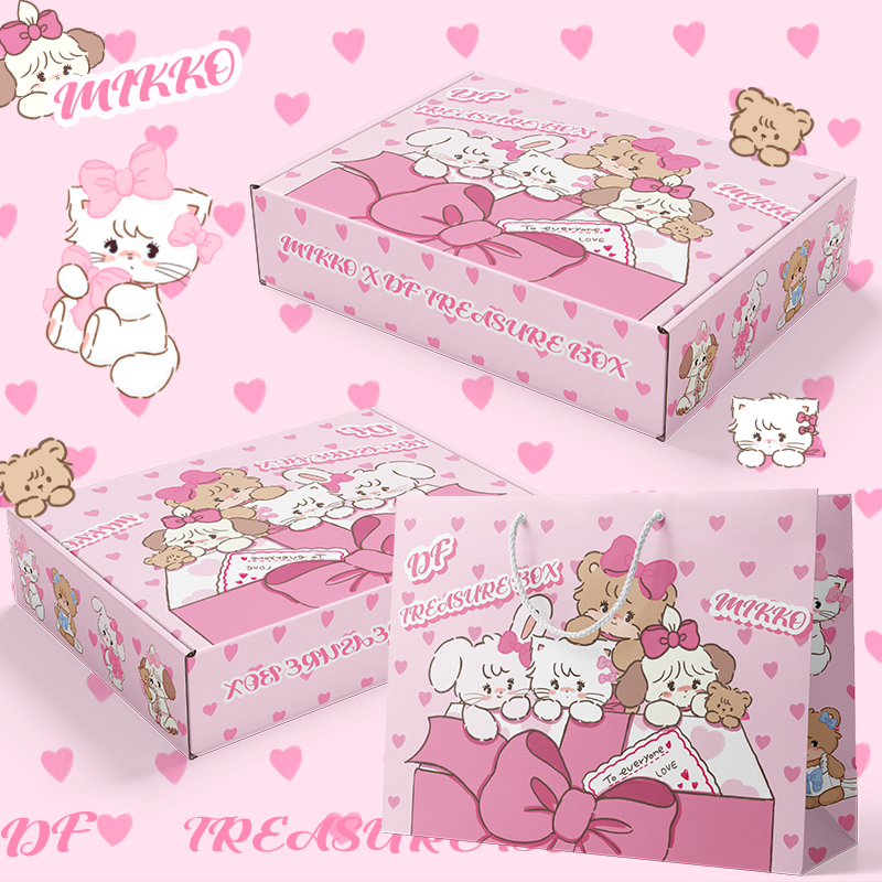 mikko联名设计手提袋昭和礼袋童话风ins生日礼物高档新年包装袋
