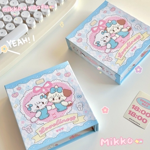 mikko联名可爱一宫格卡册单格活页磁吸卡册爱豆专辑小卡收纳相册