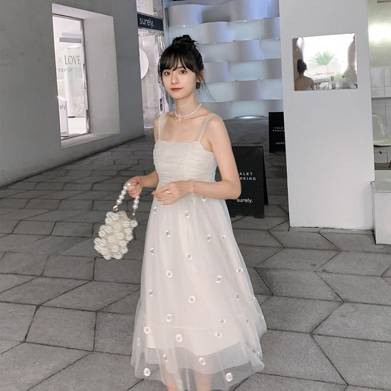 小镇姗姗爱之塔罗【公主晚会裙】气质吊带仙女连衣裙女夏2020新款