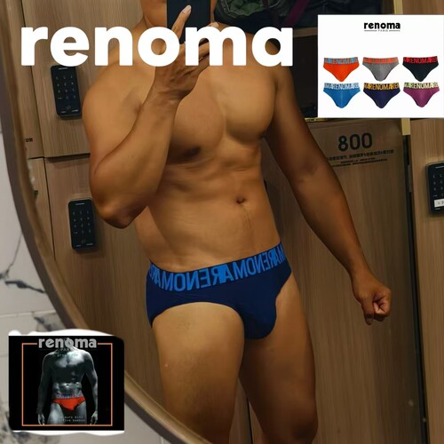 renoma竹纤维男士内裤性感U三角裤低腰弹性贴身舒适透气运动内裤
