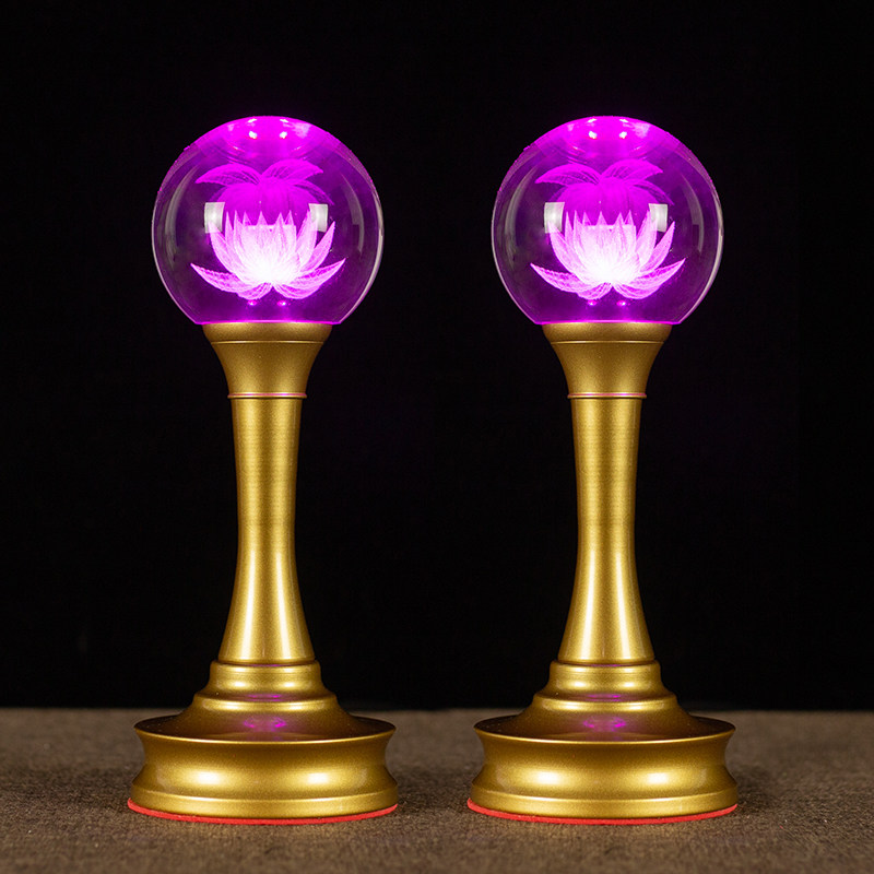 莲花灯观音菩萨供佛用品观音菩萨