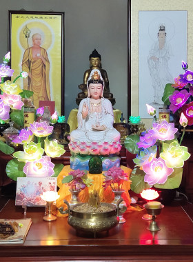 仿真盆景光纤莲花灯客厅夜光灯电
