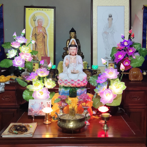 仿真盆景光纤莲花灯荷花灯家居客厅夜光灯【清仓特卖 售完即止】