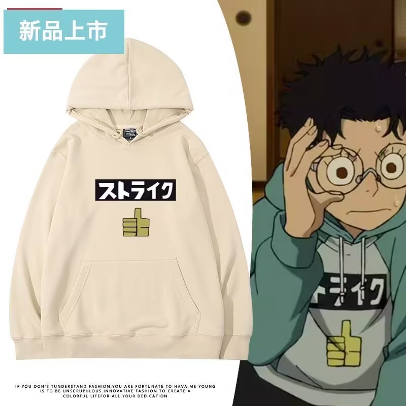 舒适面料卡通动漫宽松卫衣