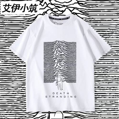 死亡搁浅Joy Division联动后朋克乐队短袖t恤衫男女夏季衣服上衣