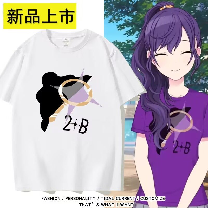 舒适面料卡通动漫宽松短袖