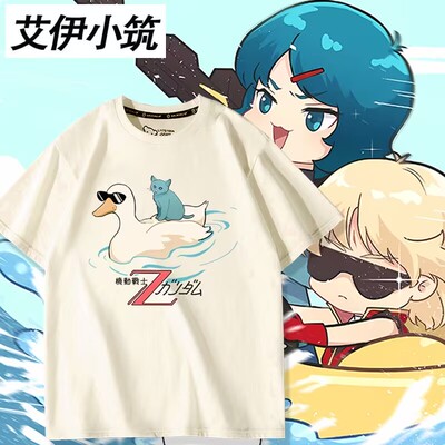 舒适面料卡通动漫宽松短袖