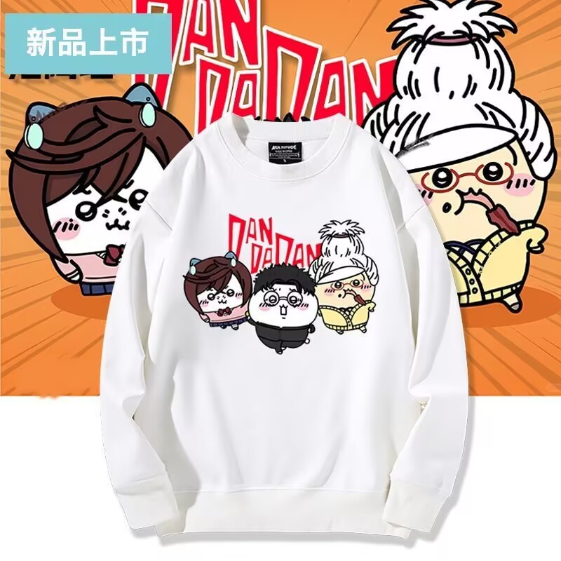 舒适面料卡通动漫宽松卫衣