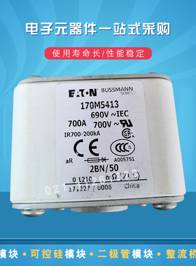 Bussmann熔断器保险丝170M5413 5414 5415 5416 5417 5418 5422