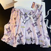 库洛米睡衣女孩儿童3 11岁春秋家居服女中大童公主风家居服