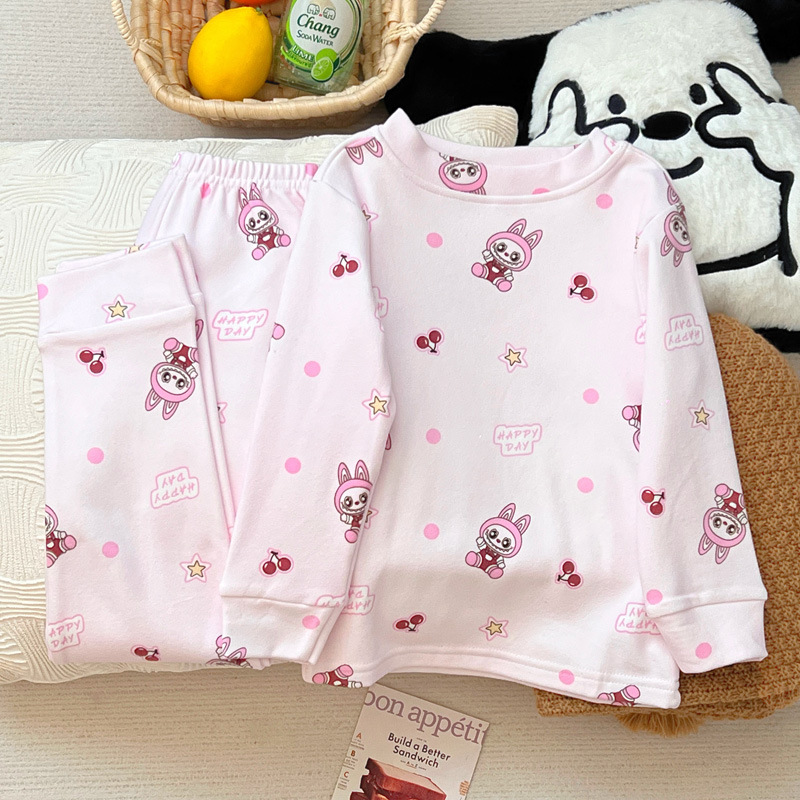 儿童睡衣秋冬加厚款3女童4女孩5宝宝6小孩7拉布布8岁保暖10德绒12