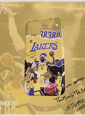 SAMPLE样品原创NBA球衣手机壳 莫兰特库里科比詹姆斯球星手机壳