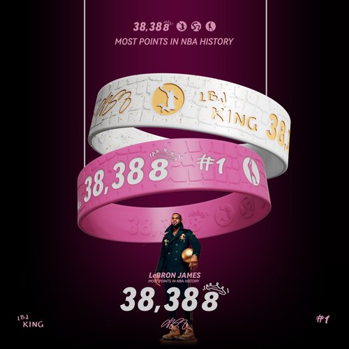 S2原创詹姆斯记录之夜系列手环