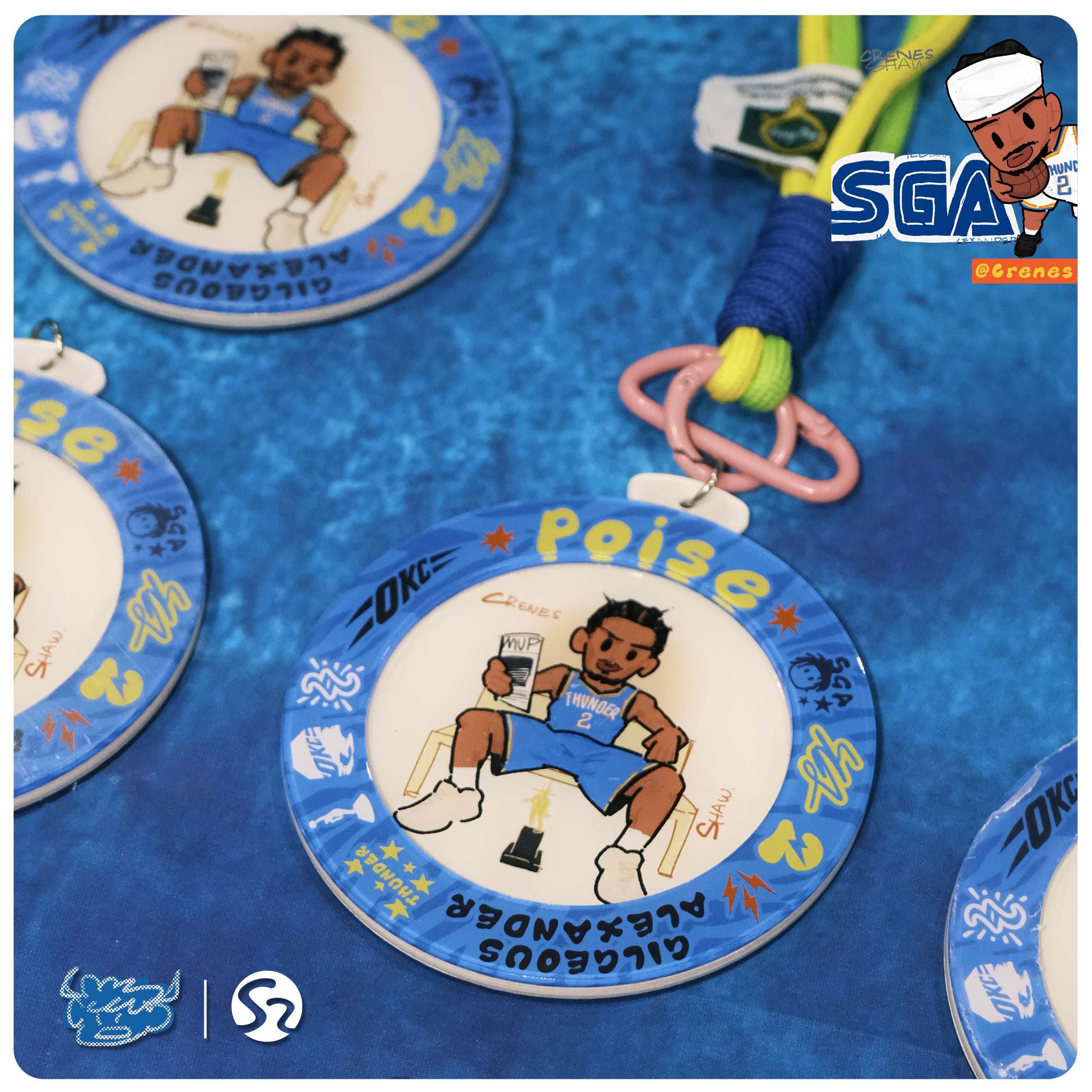 SGA亚历山大MVP系列挂件