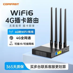 COMFAST插卡路由器全网通4G高速流量手机热点移动联通电信无线免拉宽带国际海外随身覆盖山区宿舍CF-E13