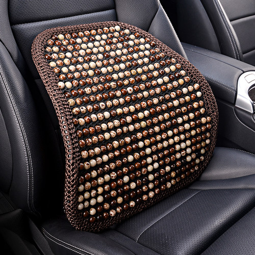 夏季菩提根汽车腰靠新款珠子透气通风车载护腰垫夏天木珠座椅腰垫