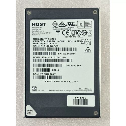 议价HGST Ultrastar SS200 SAS SSD 8