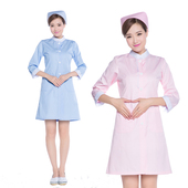 医生护士服时尚 韩版 美容服短袖 七分袖 药店前台医护工作服 2022新款