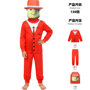 Pocket Devs-Roblox 儿童cosplay服装男童万圣节表演cos演出服