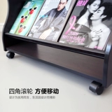Газетные полки книга полка деревянная полка полка посадка газета Standy Magazine Shelf Propaganda Set Display Rack