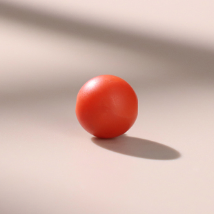 满肉柿子红老矿磨砂质感单珠顶珠配珠原矿保山南红散珠玛瑙圆珠子