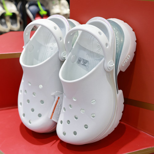 Crocs小海豚复古沙滩洞洞鞋凉鞋