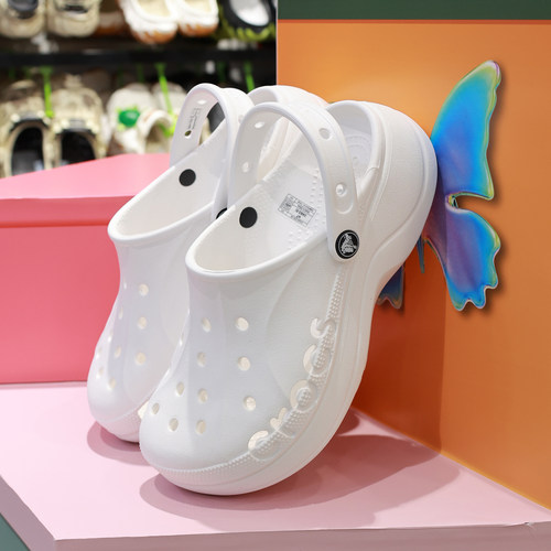 卡骆驰贝雅云彩沙滩洞洞鞋crocs