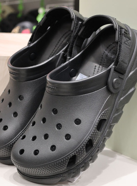 crocs洞洞鞋卡洛驰情侣沙滩厚底涡轮增高包头凉拖男女鞋208776