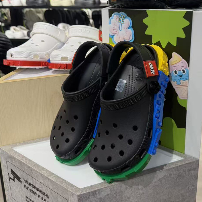 crocs新款洞洞鞋卡洛驰男女经典乐高System积木沙滩凉拖鞋211873