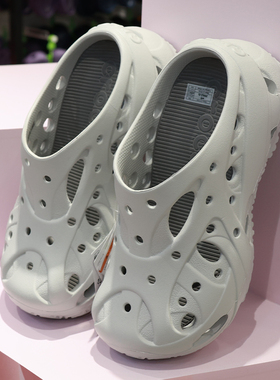 Crocs女鞋夏季新款卡洛驰珊瑚厚底镂空洞洞鞋沙滩凉拖鞋211141
