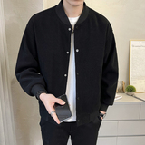 店主风2025秋装新款纯色棒球服夹克男春秋休闲外套JK001-P90，男装夹克，电商D211