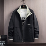 挂拍100%聚酯纤维秋装新款短款夹克男秋季休闲外套JK006-P70控98，男装夹克，电商D240-242