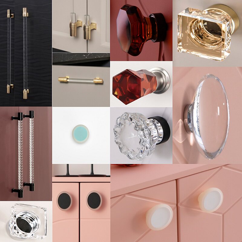 索菲亚水晶拉手钻石欧式现代简约高档轻奢衣柜门把手橱柜抽屉单孔