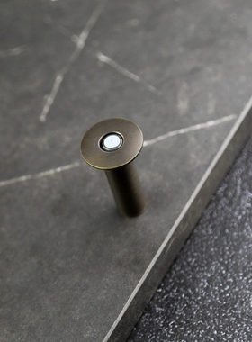 进口纯铜地板吸隐形强磁卫生间室内卧室木门碰阻黑色青古灰色门吸