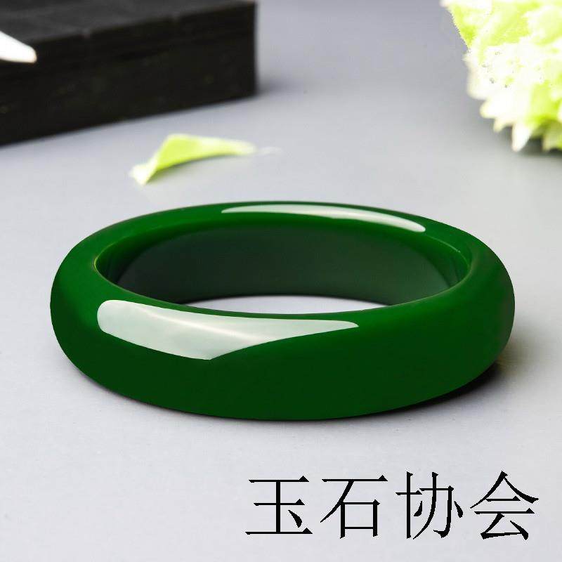 高端俄罗斯老料和田碧玉菠菜绿手镯女宽版时尚玉镯礼物证书古典风,珠宝/钻石/翡翠,手饰,淘宝优惠券,粉丝福利购,淘宝优惠卷