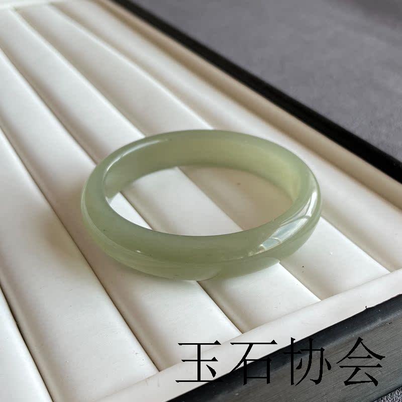 新疆金丝玉手镯绿色玉石手镯和田玉晴水平替玉镯子女款新款百搭款