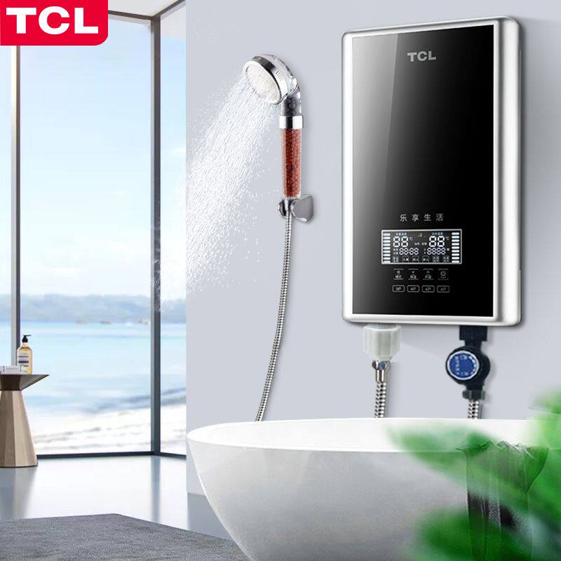 [上门安装]TCL即热式电热水器家用小型速热淋浴壁挂过水热洗澡机