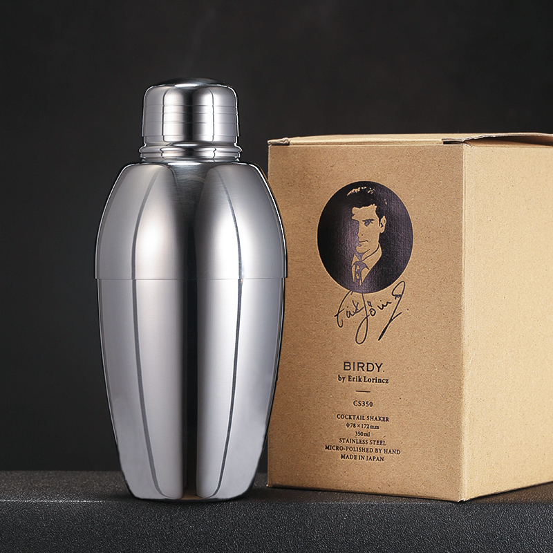 酒吧灵魂日本原装进口birdy签名版三段式金属调酒器雪克壶摇酒壶