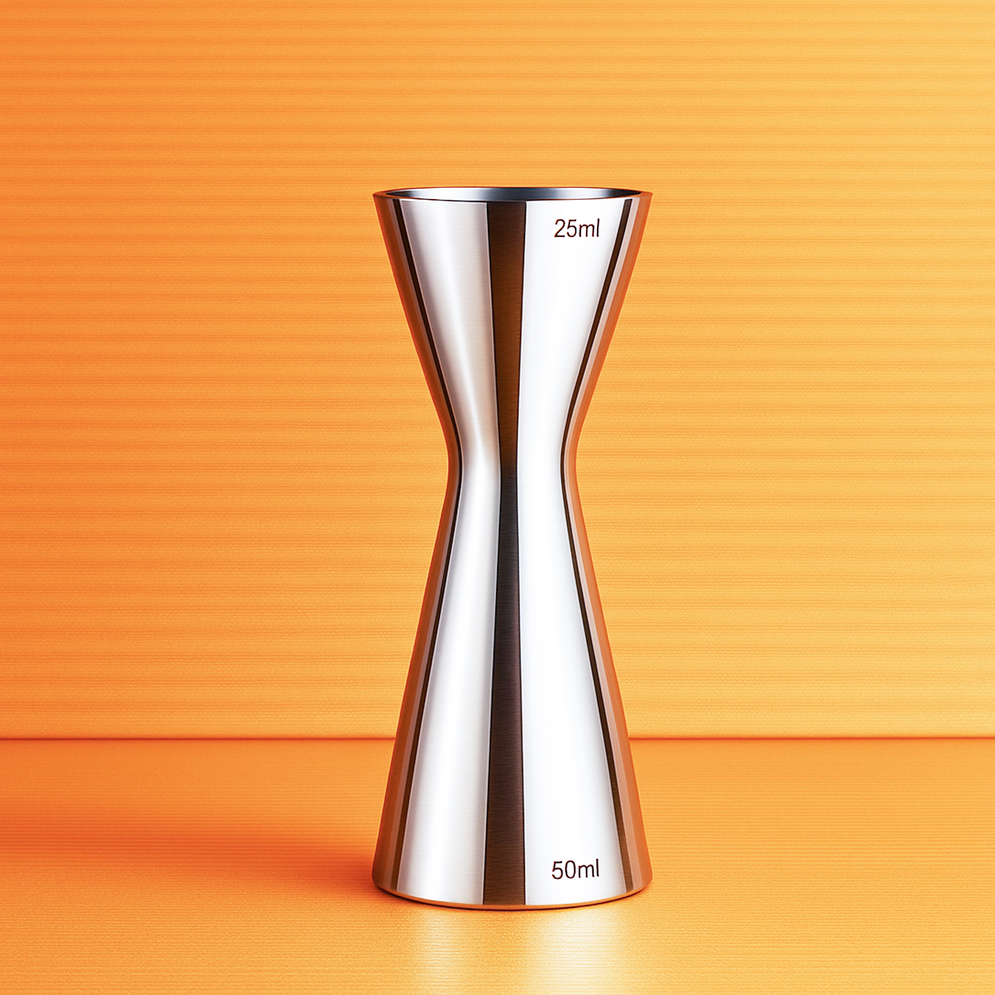 304腰身不锈钢量酒器盎司器