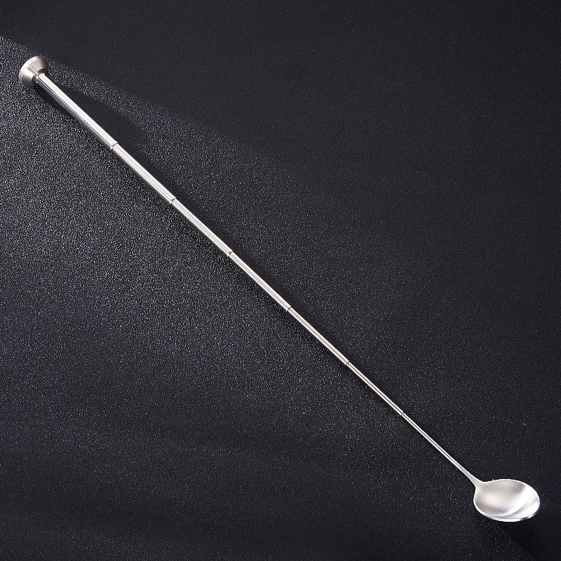 酒吧灵魂 调酒师耍酷神器之伸缩吧勺 随意长短吧勺魔术调酒棒用具